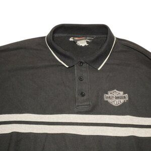Harley Davidson Men's Size - 2XL Black Short Sleeve Myrtle Beach Polo